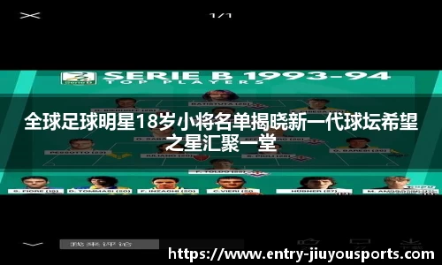 全球足球明星18岁小将名单揭晓新一代球坛希望之星汇聚一堂